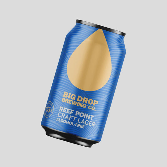 Big Drop Reef Point Lager   0.5% / 33cl