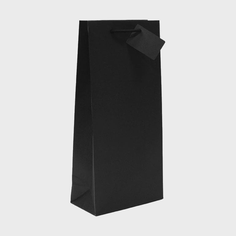 Gift Bag - Black 2 Bottle / 1