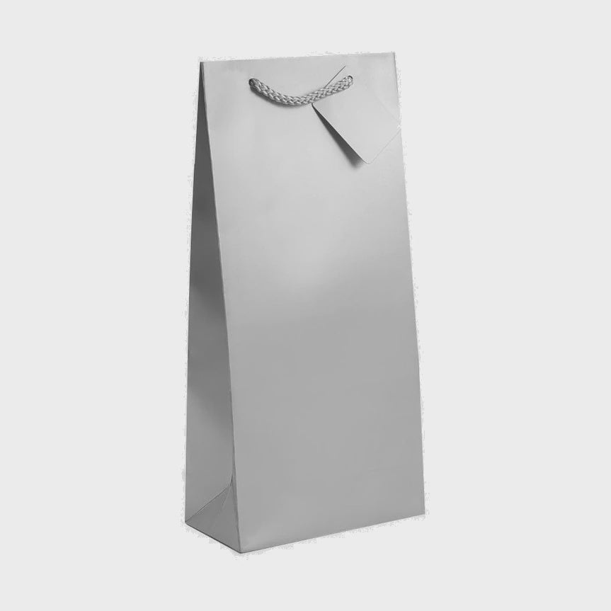 Gift Bag - Silver 2 bottle / 1
