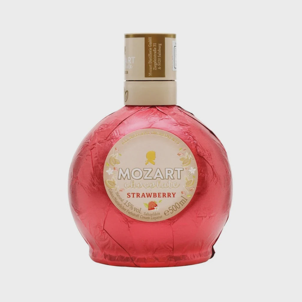 Mozart Strawberry White Chocolate Liqueur / 50cl