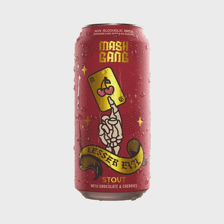 Mash Gang Lesser Evil Cherry Chocolate Stout 0.5% / 44cl
