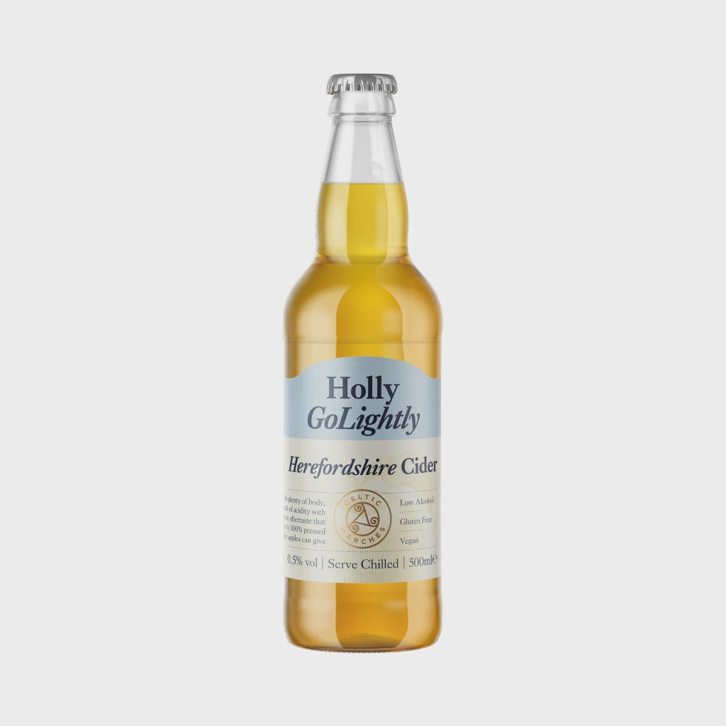 Celtic Marches Holly Go Lightly Low Alcohol Cider 0.5% / 50cl