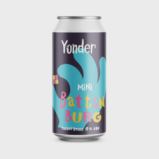 Yonder Mini Battenburg Pastry Stout   5.0% / 44cl