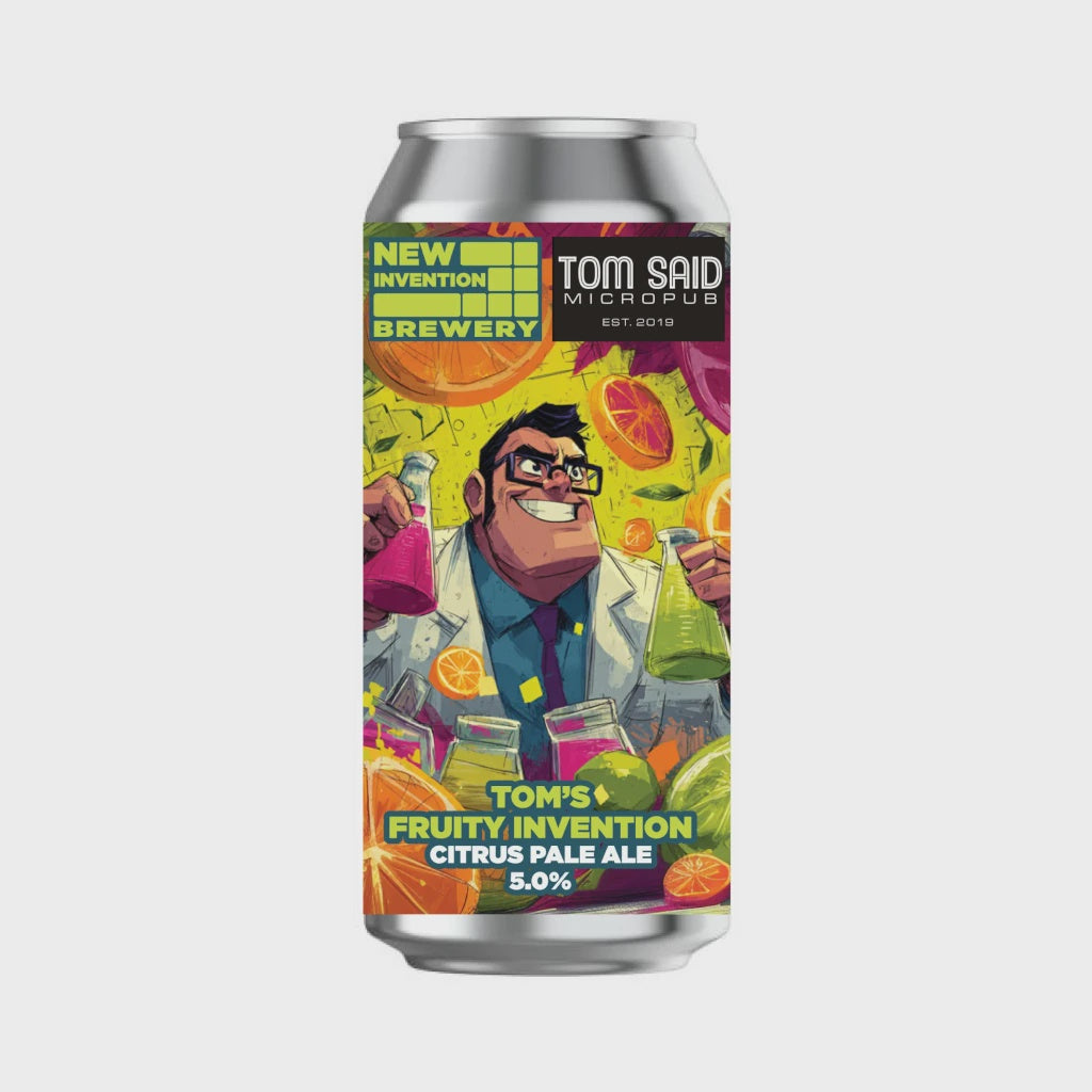 New Invention Brewery Tom's Fruity Invention Citrus Pale Ale   5.0% / 44cl