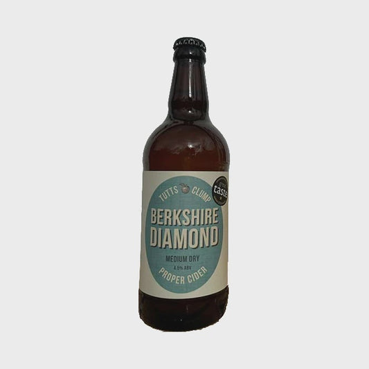 Tutts Clump Berkshire Diamond Medium Dry Cider   4.5% / 50cl
