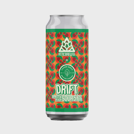 Attic Brew Co. Drift Apricot & Peach Sour   5.6% / 44cl