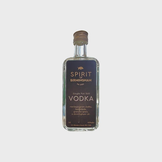 Spirit of Birmingham Single Pot Still Vodka miniature / 5cl