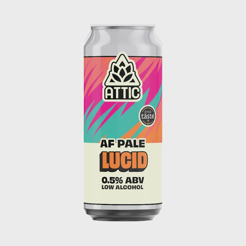 Attic Brew Co. Lucid AF Pale Ale 440ml 0.5% / 44cl