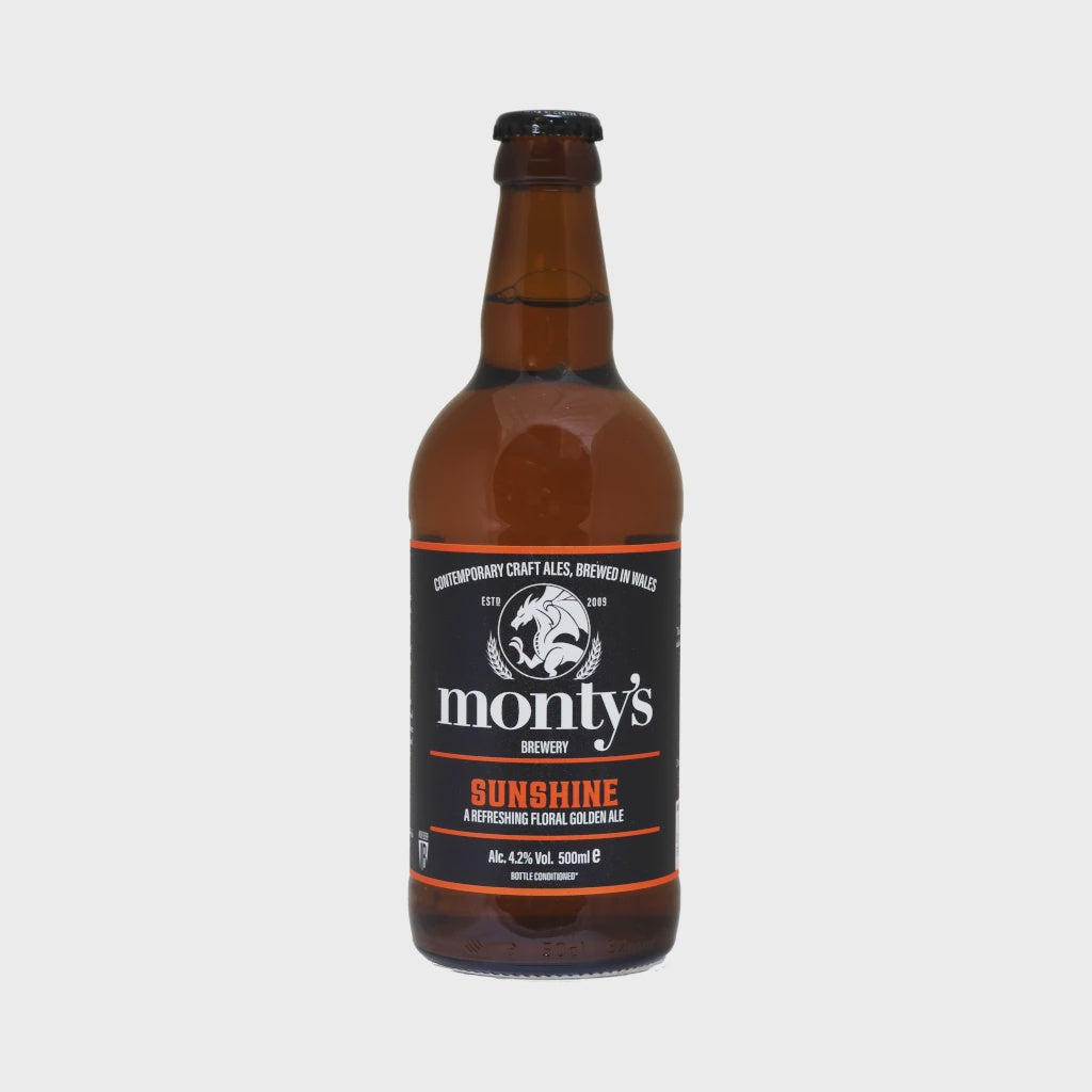 Monty's Brewery Sunshine Golden Ale 4.2% / 50cl