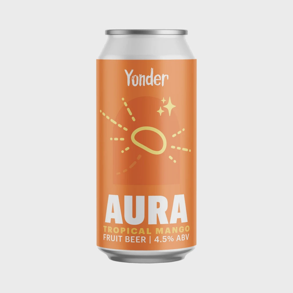 Yonder Brewing Aura - Tropical Mango Fruit Beer 4.5% / 44cl