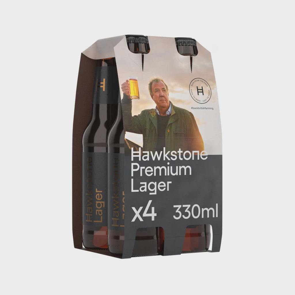 Hawkstone Premium Lager 4 Pack 4.8% / 33cl