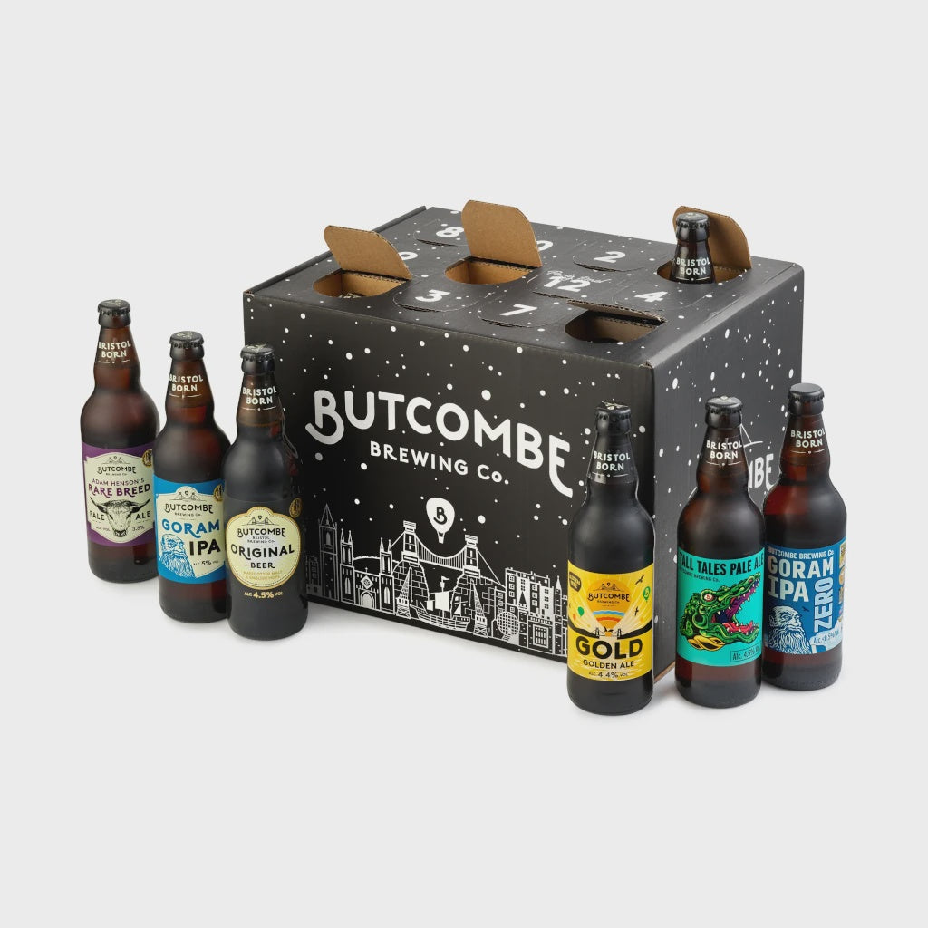 Butcombe Brewery 12 Bottle Advent Calendar Box / 12x50cl