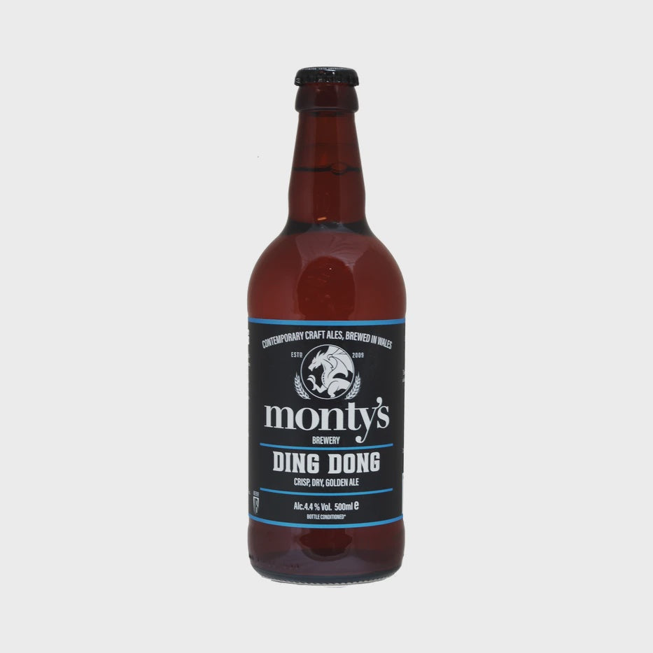 Monty's Brewery Ding Dong Golden Ale 4.4% / 50cl