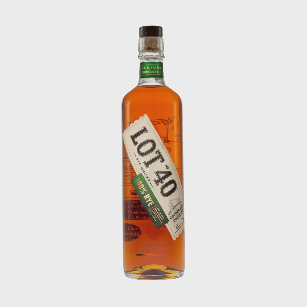 Lot No. 40 Canadian Rye Whisky / 70cl