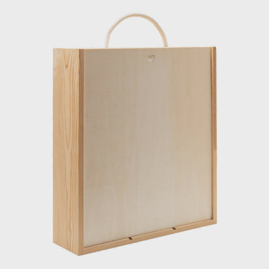 3 Bottle Wooden Gift Box