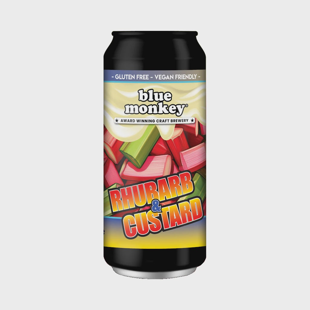 Blue Monkey Rhubarb & Custard Pale   4.8% / 44cl