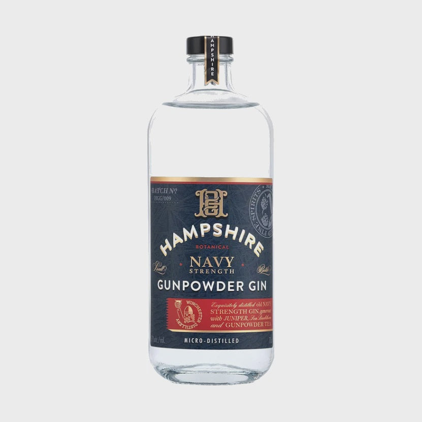 Winchester Distillery Hampshire Navy Strength Gunpowder Gin / 70cl