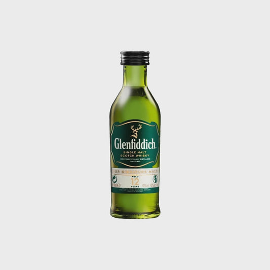 Glenfiddich 12 year old miniatures / 5cl