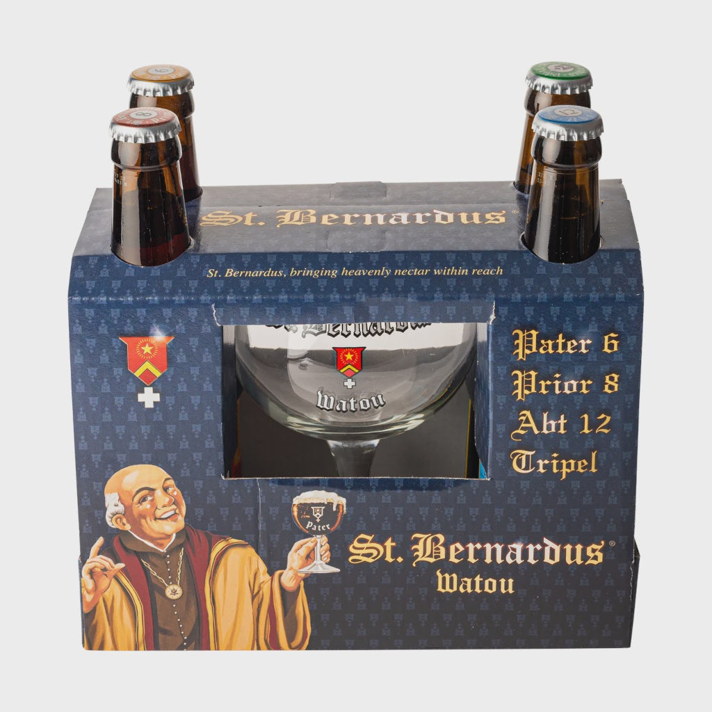 St. Bernardus Gift Pack (4 x 33cl + Glass)