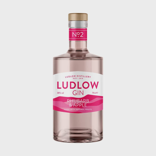 Ludlow Distillery Original No. 2 Rhubarb & Apple Gin / 70cl