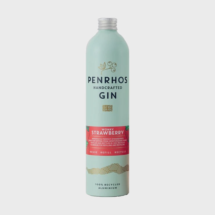 Penrhos Spirits Wonky Strawberry Gin / 70cl