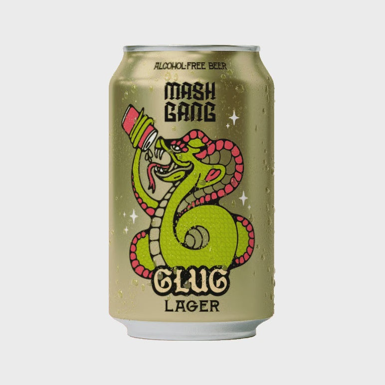 Mash Gang Glug Lager   0.5% / 33cl