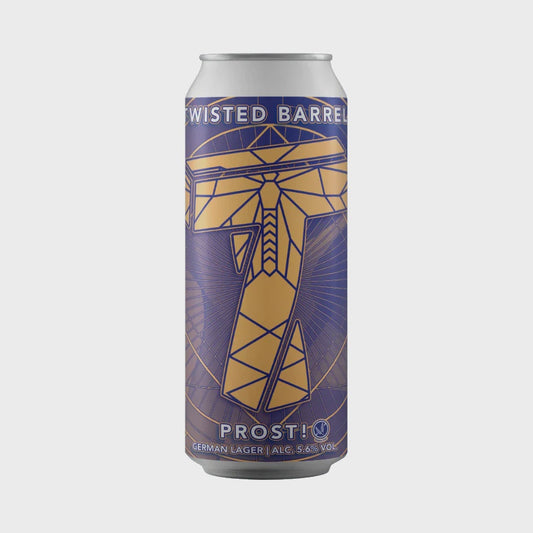 Twisted Barrel Prost! German Lager   5.6% / 44cl