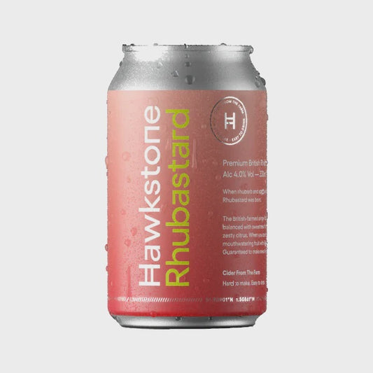 Hawkstone Rhubastard Rhubarb Cider   4.0% / 33cl