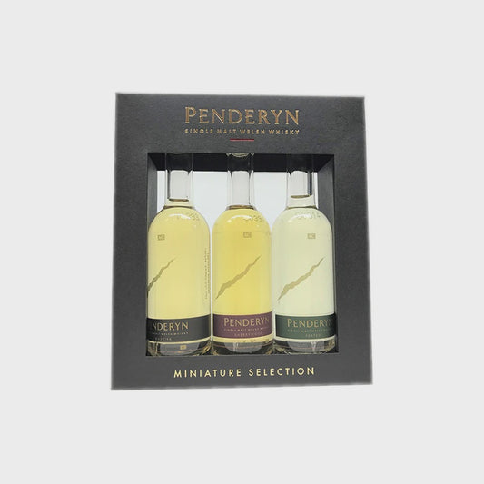 Penderyn Distillery Single Malt Whisky Trio Gift Box / 3x5cl