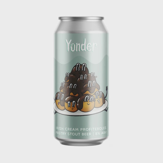 Yonder Brewing Irish Cream Profiteroles Pastry Stout   8.0% / 44cl