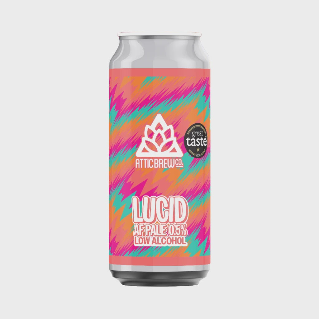 Attic Brew Co. Lucid AF Pale Ale 440ml   0.5% / 44cl