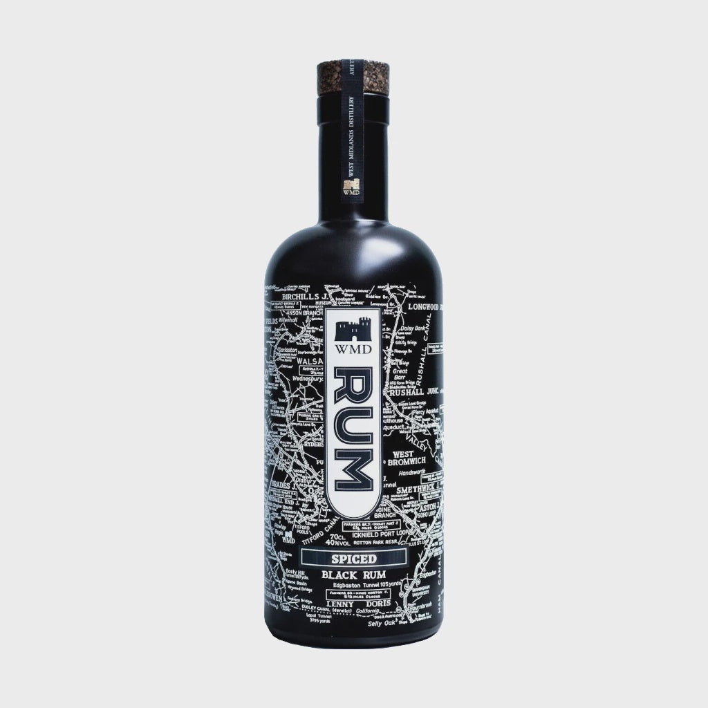 West Midlands Distillery Black Spiced Rum / 70cl