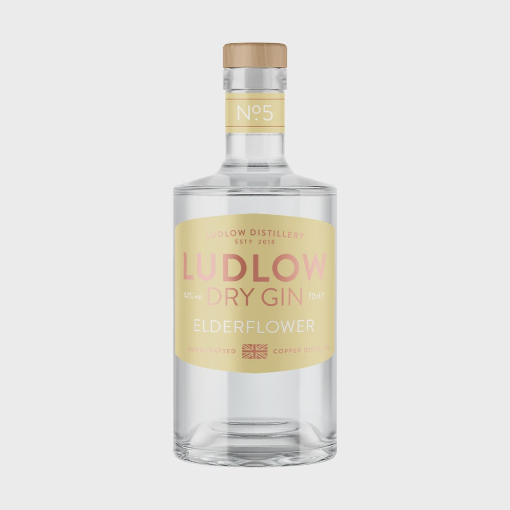 Ludlow Dry Gin No. 5 Elderflower / 70cl