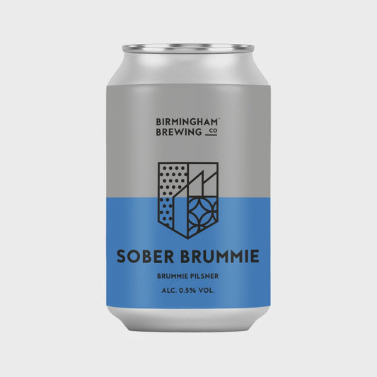 Birmingham Brewing Co. Sober Brummie Lager   0.5% / 33cl