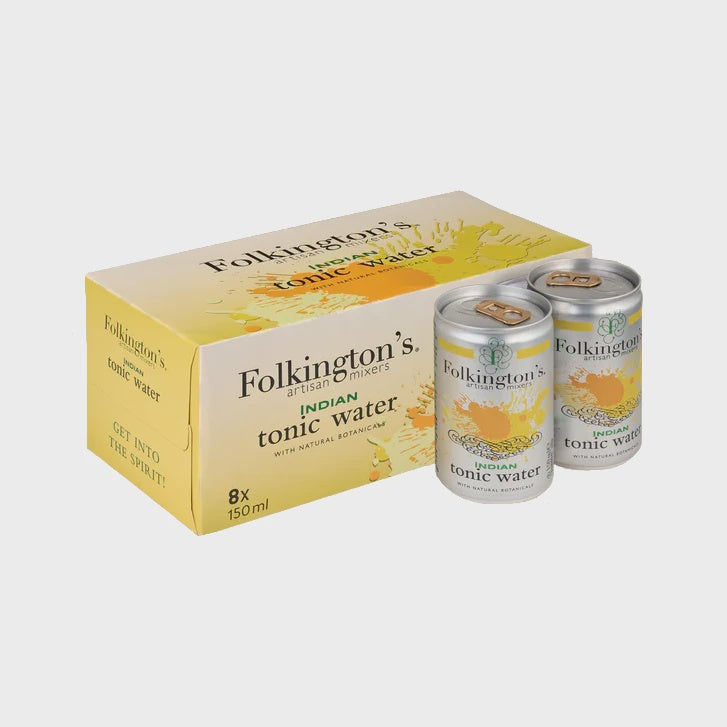 Folkington's Indian Tonic Water Fridge Pack / 8 x 15cl