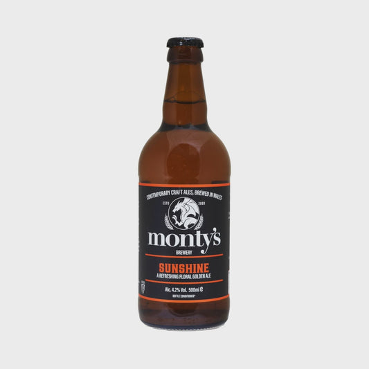 Monty's Brewery Sunshine Golden Ale   4.2% / 50cl