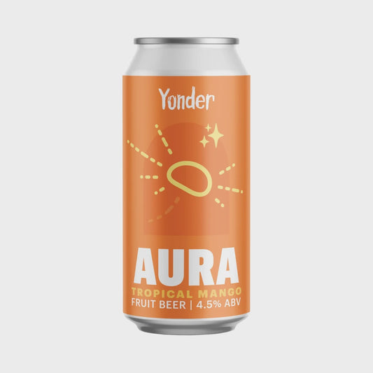 Yonder Brewing Aura - Tropical Mango Fruit Beer   4.5% / 44cl