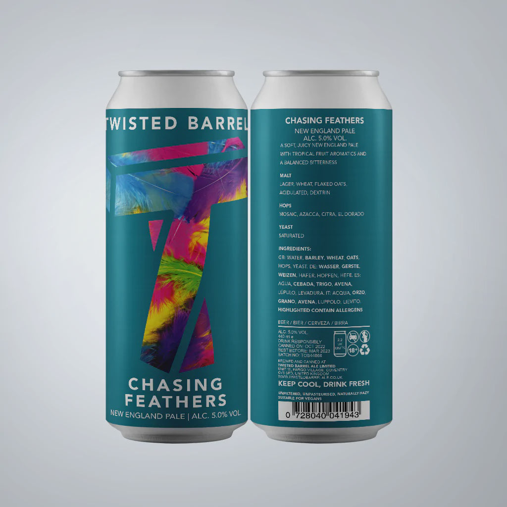 Twisted Barrel Chasing Feathers Pale Ale   5.0% / 44cl
