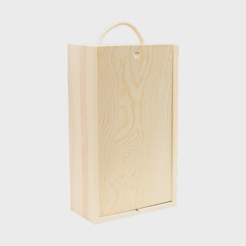 2 Bottle Wooden Gift Box