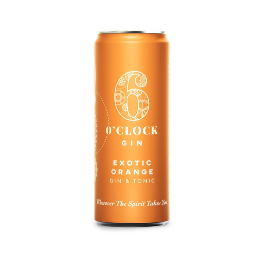 6 O'Clock Exotic Orange Gin & Tonic / 25cl