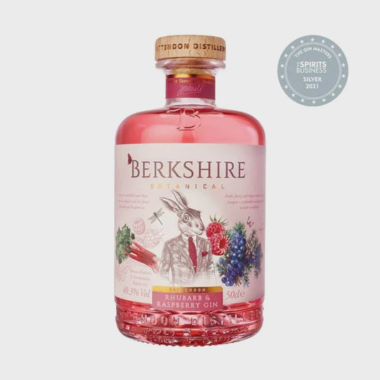 Berkshire Botanical Yattendon Raspberry & Rhubarb Gin / 50cl